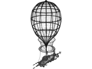 Airship 3D Model preview