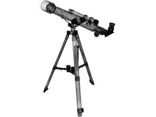Telescope 3D Model preview