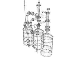 Brewery 3D Model preview