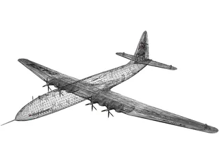 Bristol Brabazon 3D Model preview