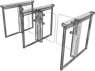 Turnstile 3D Model preview