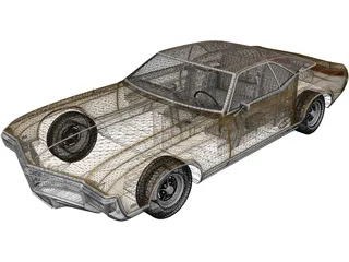 Buick Riviera (1969) 3D Model preview
