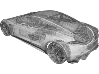 Tesla Roadster (2020) 3D Model preview