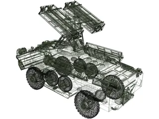SA-9 Gaskin 3D Model preview