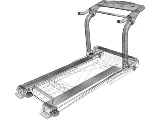 Treadmill 3D Model preview
