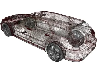 Dodge Magnum SRT8 (2008) 3D Model preview