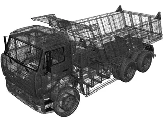 Kamaz 5240 3D Model preview
