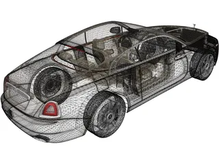 Rolls-Royce Wraith (2014) 3D Model preview