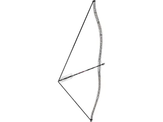 Indian Bow 3D Model preview