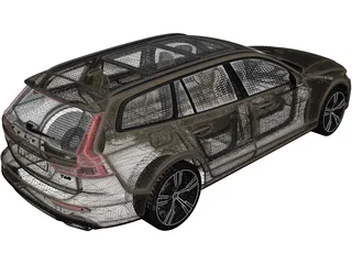 Volvo V60 (2019) 3D Model preview