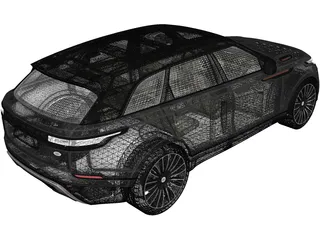 Range Rover Velar (2018) 3D Model preview
