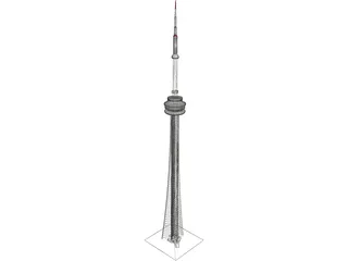 CN Tower 3D Model preview