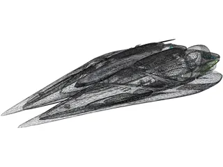 Kamerian Battle Cruiser 3D Model preview