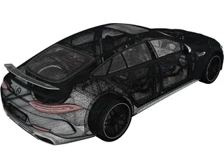 Mercedes-AMG GT 63 S (2019) 3D Model preview