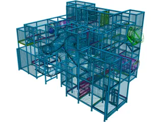 Children Playscape 3D Model preview