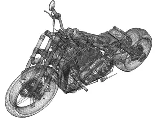 Custom Bike 3D Model preview