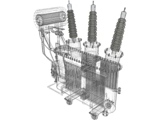Transformator 3D Model preview