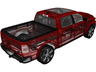 Dodge Ram 1500 Limited (2019) 3D Model preview
