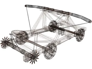 Catapult 3D Model preview