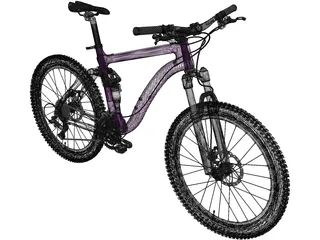 Bicycle Enduro 3D Model preview