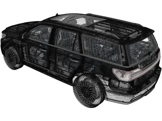 Lincoln Navigator (2017) 3D Model preview