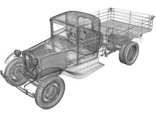 Gaz AA 3D Model preview