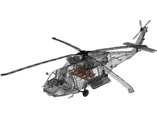 Sikorsky SH-60 Seahawk 3D Model preview