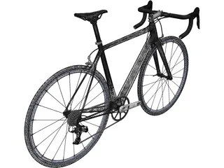 Classic Road Bike 3D Model preview
