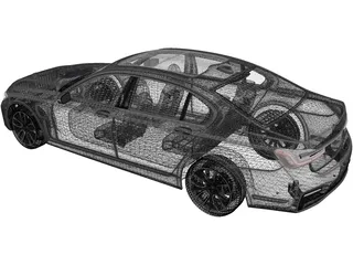 BMW 7-Series (2020) 3D Model preview