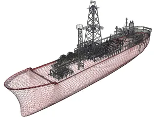 FPSO Noble Seillean 3D Model preview