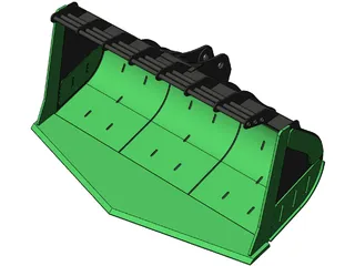 Bucket C260 3D Model preview