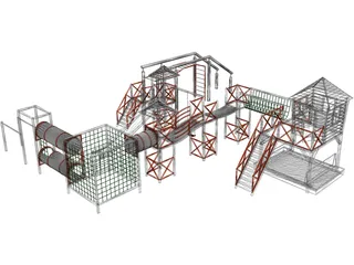 Kids Area 3D Model preview