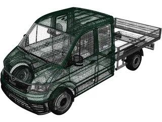 MAN TGE (2017) 3D Model preview