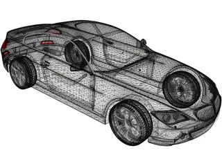 BMW 645Ci (2004) 3D Model preview