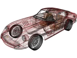 Ferrari 275 GTB (1964) 3D Model preview