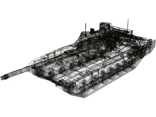 T-14 Armata 3D Model preview