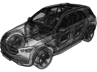 Mercedes-Benz GLE (2020) 3D Model preview