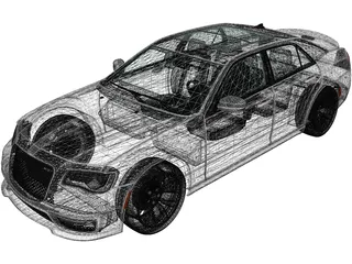 Chrysler 300 SRT LX2 (2018) 3D Model preview