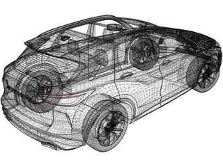 Infiniti QX50 (2019) 3D Model preview