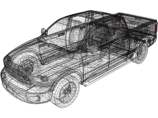 Dodge RAM 1500 (2015) 3D Model preview