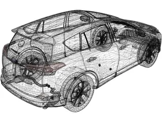 Toyota RAV4 (2019) 3D Model preview