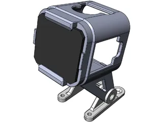 GoPro Session 5 Mount 3D Model preview