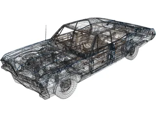 Chevrolet Impala (1967) 3D Model preview