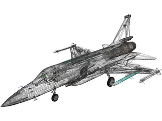 PAC JF-17 Thunder 3D Model preview