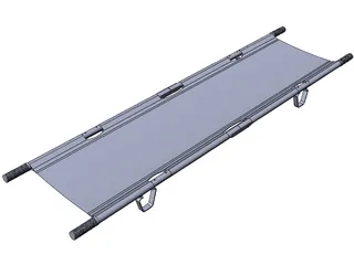 Ambulance Stretcher 3D Model preview