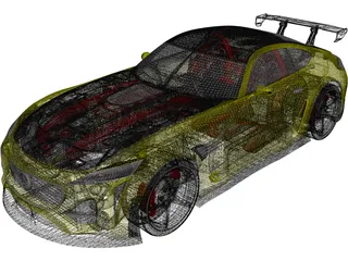 Mercedes AMG Concept 3D Model preview