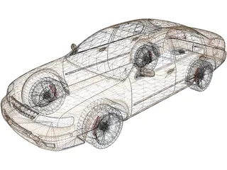 Nissan Maxima GLE (1998) 3D Model preview