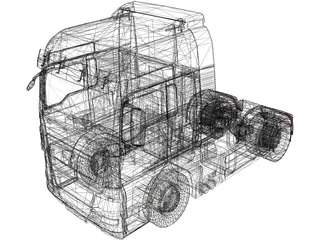 MAN LKW 3D Model preview