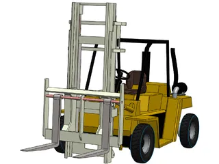 Fork Lift 3D Model preview