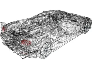 Koenigsegg Agera 3D Model preview